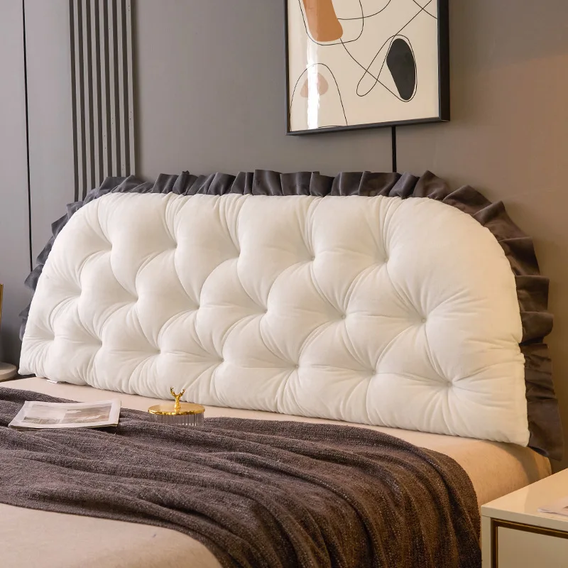 وسادة مخملية كريستالية لرأس ال - مراجعة Headboard Cushion Backrest Tatami وسعره