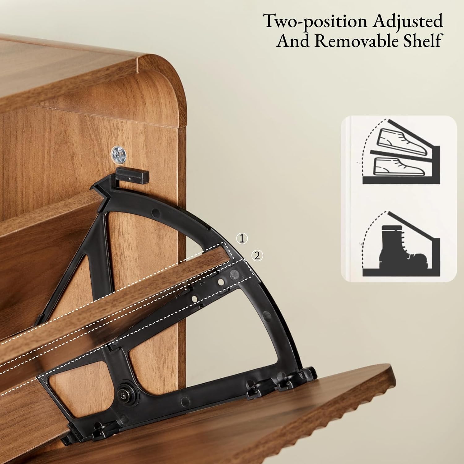 خزانة أحذية بتصميم مميز، بعرض  - مراجعة Shoe Rack Cabinet Narrow Entryway وسعره