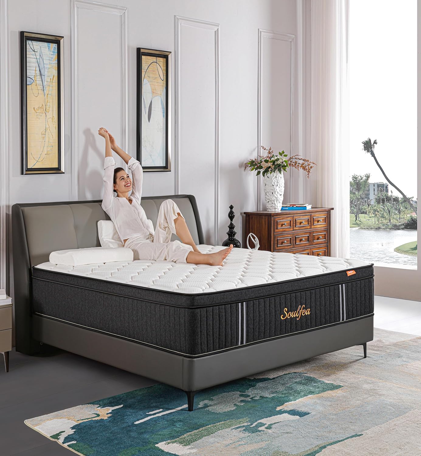 مرتبة كوين مقاس 12 بوصة مرتبة  - مراجعة Memory Foam Mattress In A Box Queen وسعره