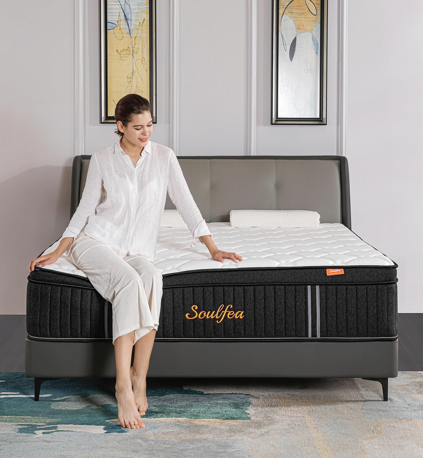 مرتبة كوين مقاس 12 بوصة مرتبة  - مراجعة Memory Foam Mattress In A Box Queen وسعره