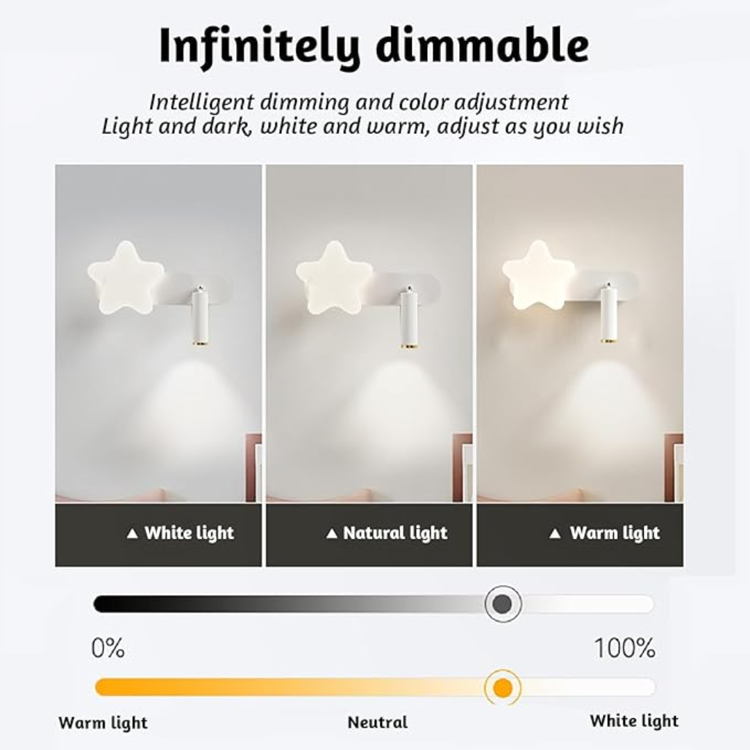مصباح حائط LED قابل للتعتيم لل - مراجعة Floating Nightstand With Led Light وسعره