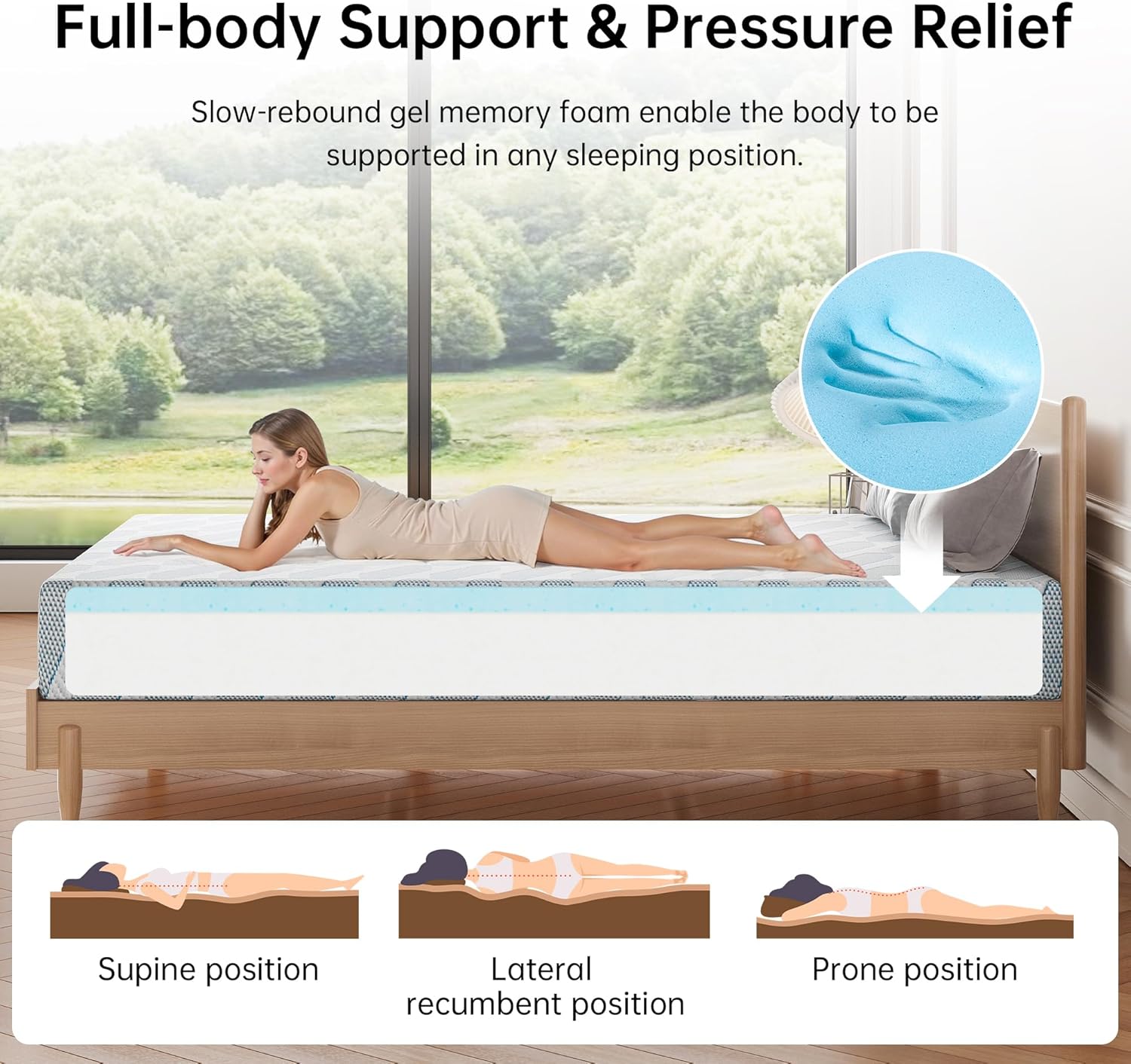 مرتبة بحجم كوين 10 بوصة مرتبة  - مراجعة Memory Foam Mattress In A Box Queen وسعره