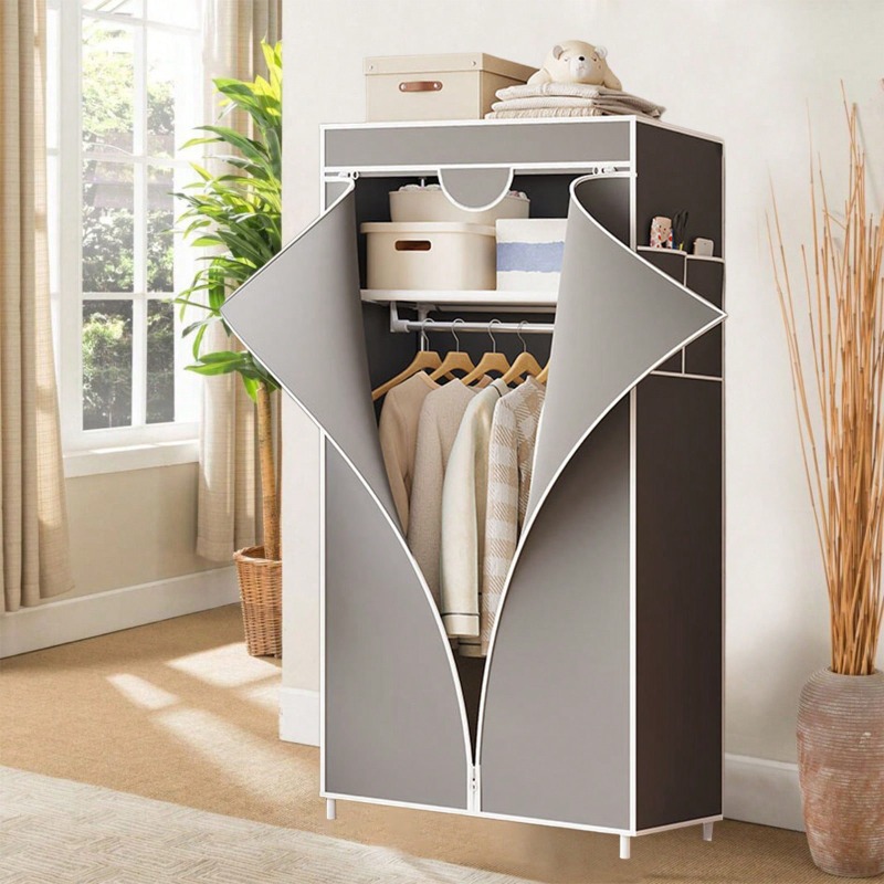 خزانة ملابس قماشية محمولة بالل - مراجعة Wardrobe Closet Portable Fabric Cover وسعره