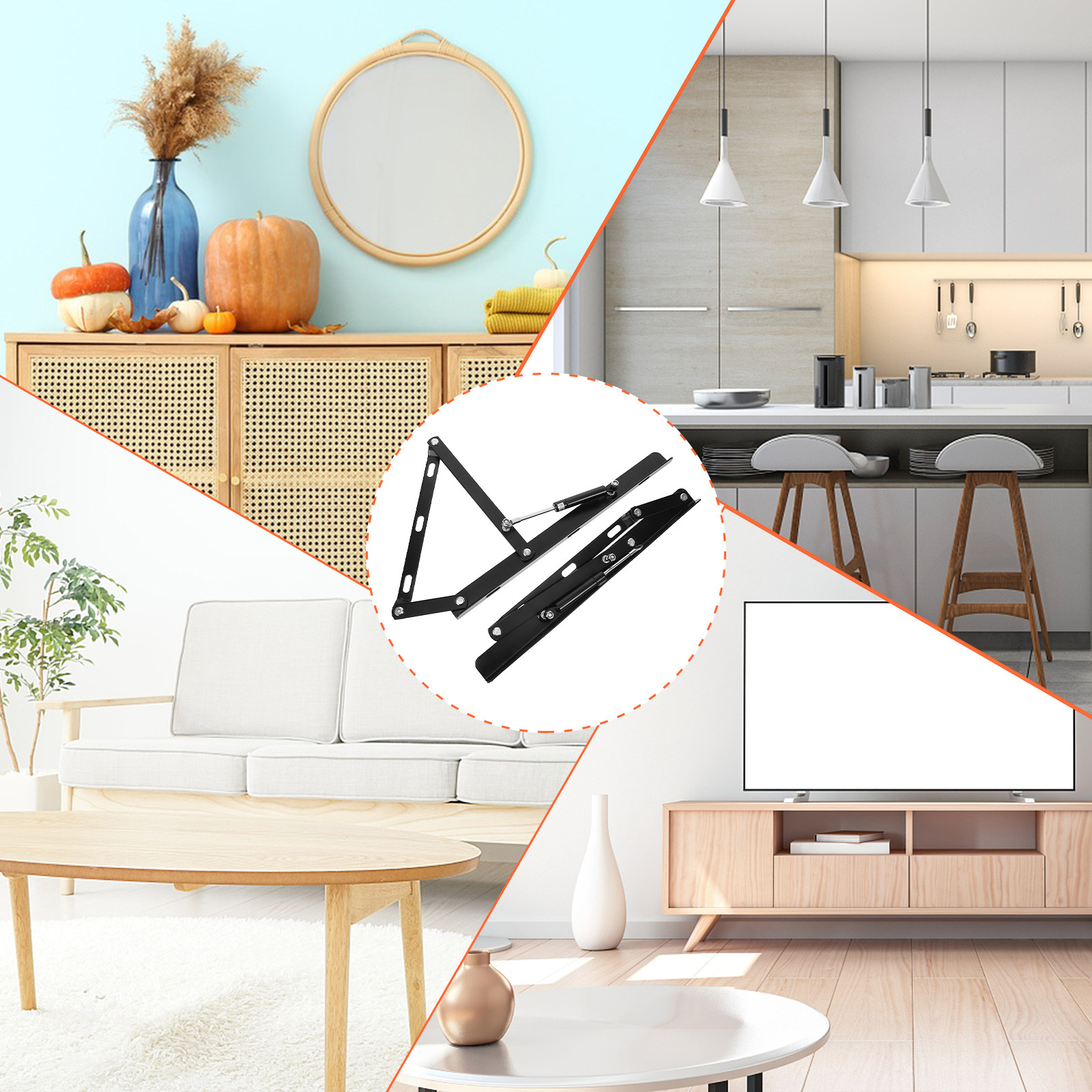1 مجموعة دعامة سرير، قضيب هيدر - مراجعة Gas Lift Storage Bed Hydraulic وسعره