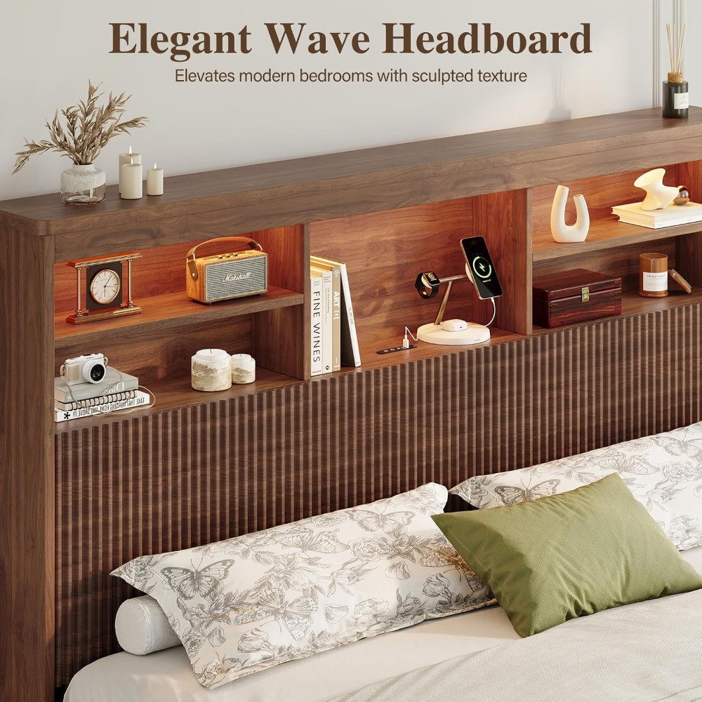 إطار سرير كبير الحجم مع 4 أدرا - مراجعة King Size Bed Frame With Storage Drawers وسعره