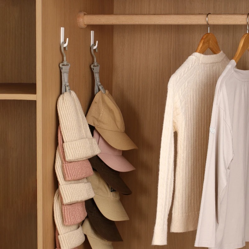 حامل قبعات للخزانة، حبل تعليق، - مراجعة Bedroom Furniture وسعره